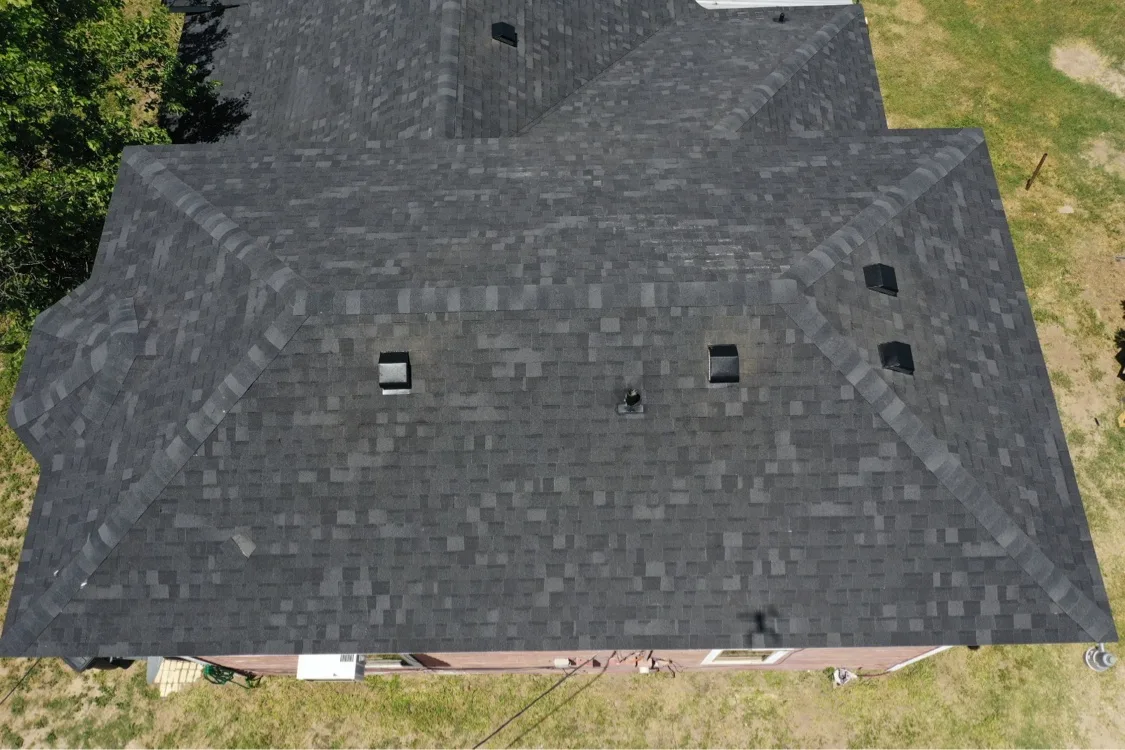 Finished new roof on a home in Mission